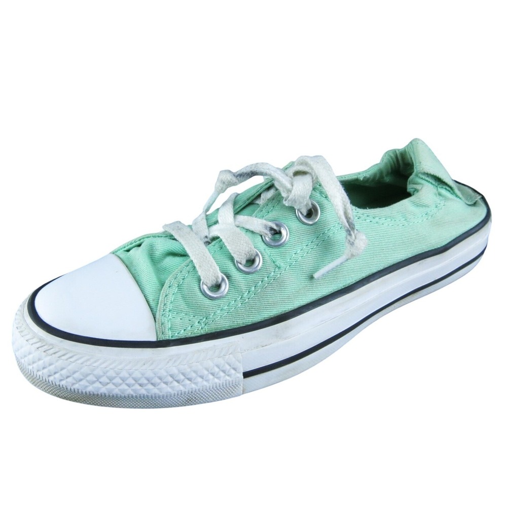 Converse Shoreline‎ Seafoam Women Sneaker Shoes Green Fabric Lace Up Size 5 Med